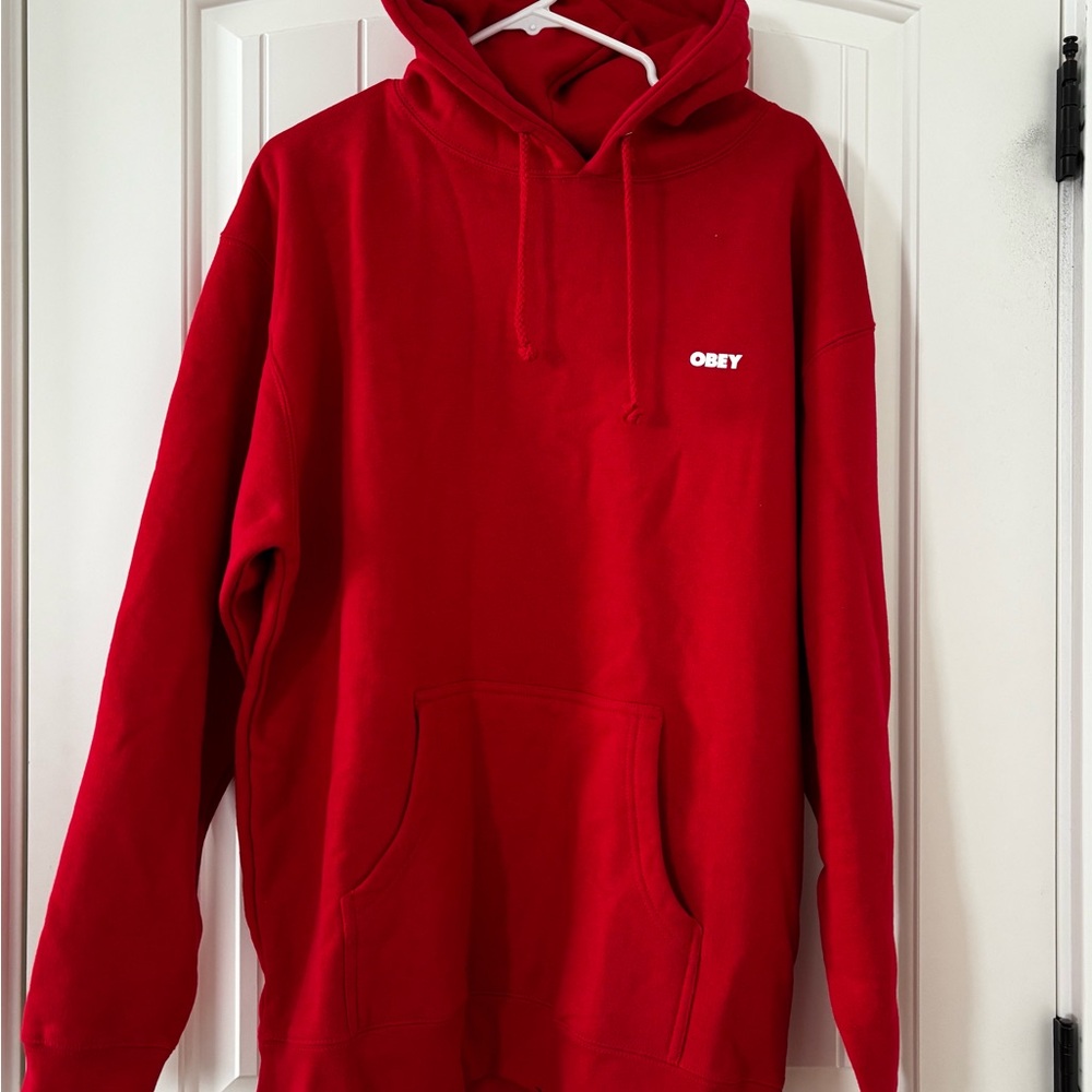 Obey Bold Red Hoodie
